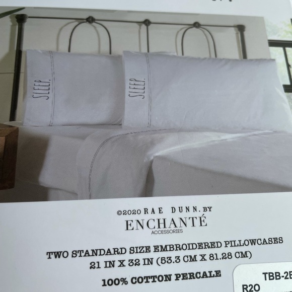NWT Rae Dunn SLEEP Pillowcases - Picture 2 of 4